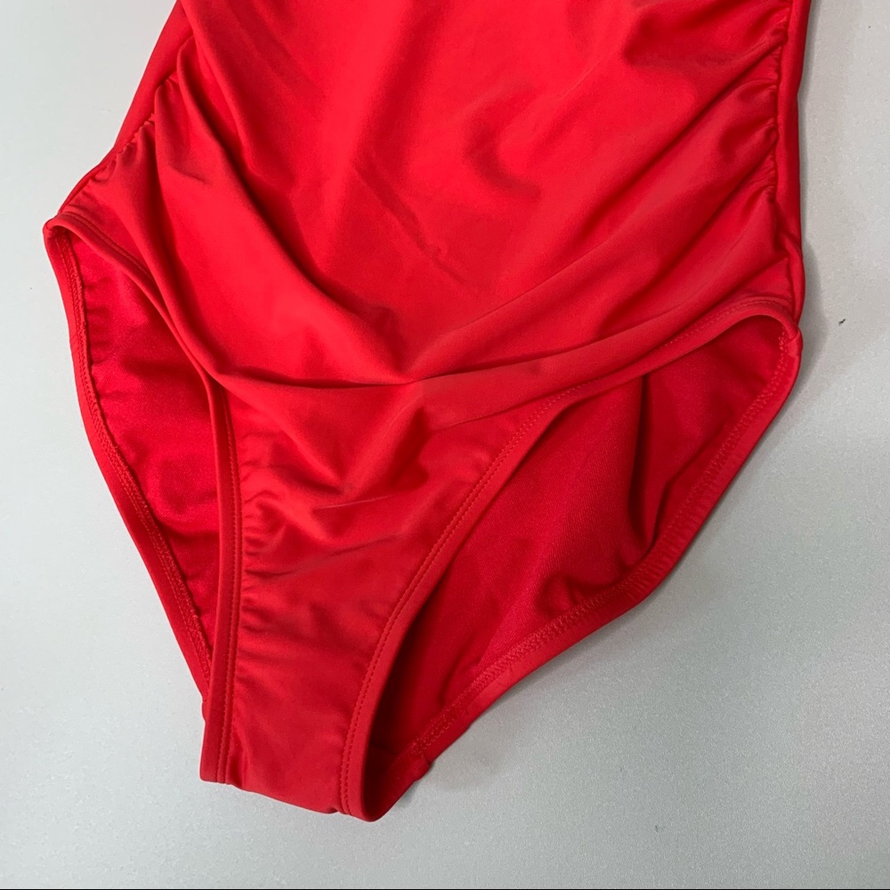 Kona Sol Ruffle Shoulder High Coverage Swimsuit - Picture 5 of 15